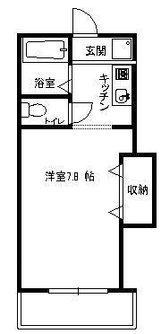 ハイツひばり 103号室 間取り