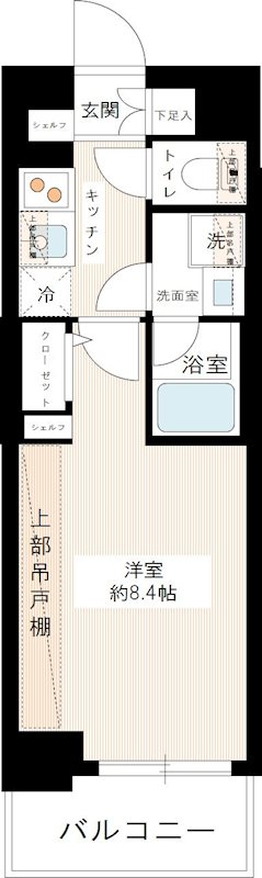 ＭＡＸＩＶ練馬ｎｏｒｔｈ 0202号室 間取り