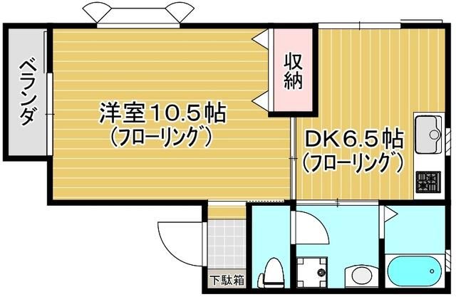 GRACE　SHONANⅦ 101号室 間取り