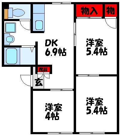 シャトー自由ヶ丘  間取り