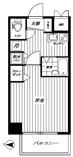 グランド・ガーラ渋谷 間取り図
