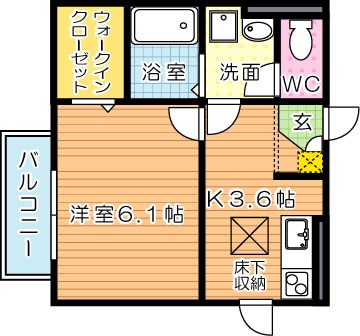 Carnelian穴生（カーネリアン穴生） 間取り