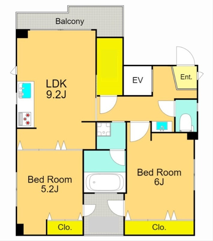 トゥリパーノ 201号室 間取り