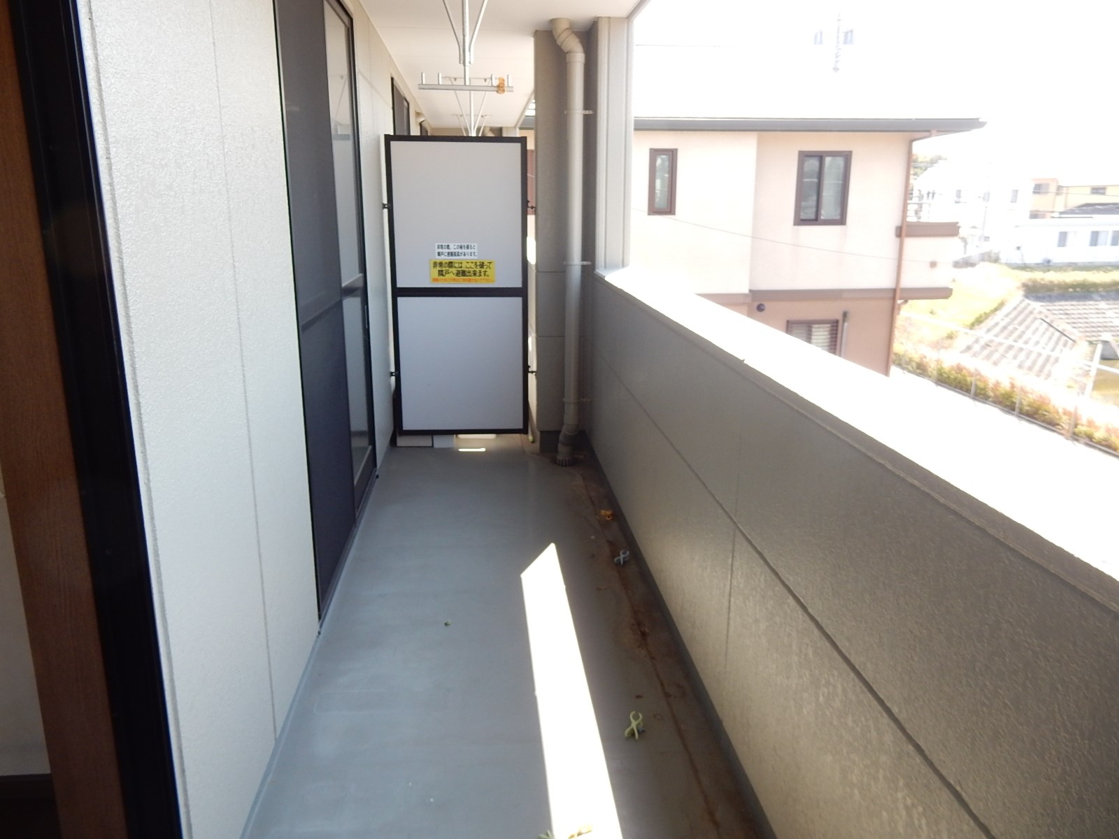 フローラかじま ベランダ