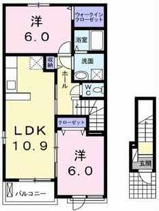 マーレ伊保崎Ｉ 間取り図