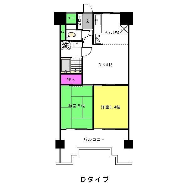 愛知県名古屋市東区葵３丁目 間取り