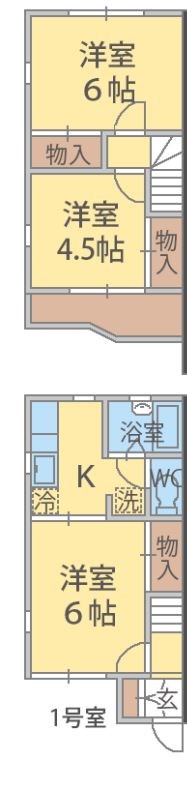 シェ・リール 001号室 間取り