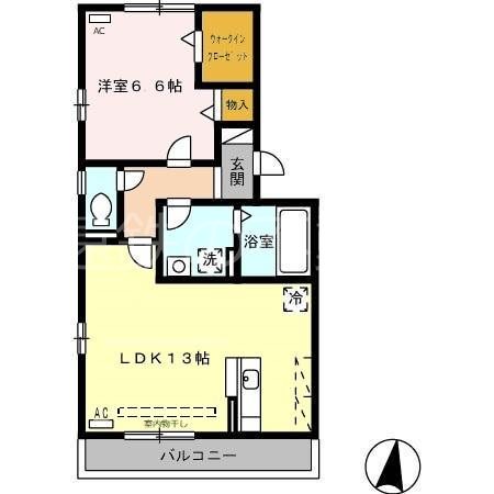 サニーコート　A棟 間取り図
