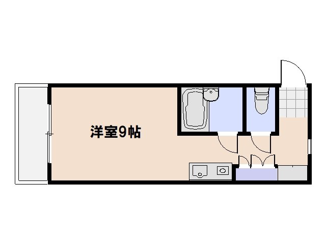 ユーリブ中央 505号室 間取り