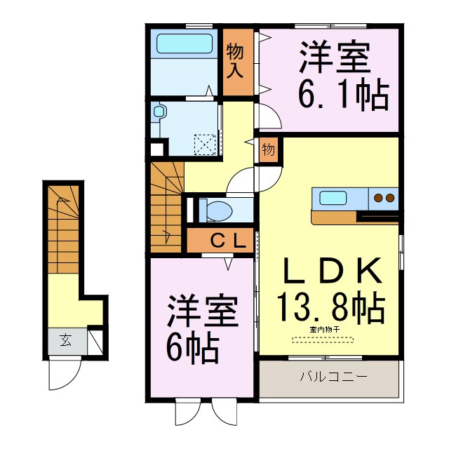 ロイヤルコート 間取り図