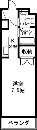 ビラソレイユ 107号室 間取り