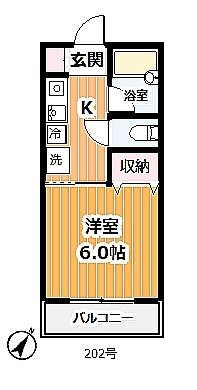 ハイツ橘 間取り