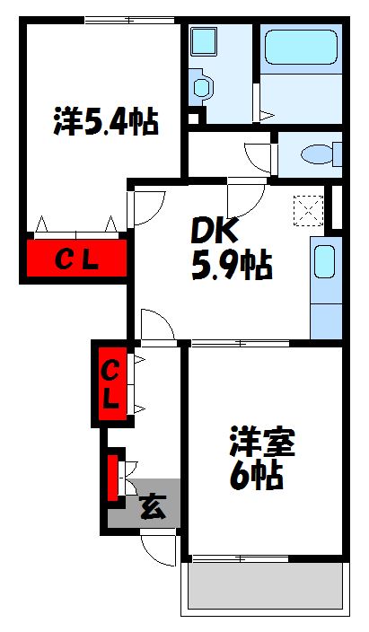 ニューフィールドB 間取り
