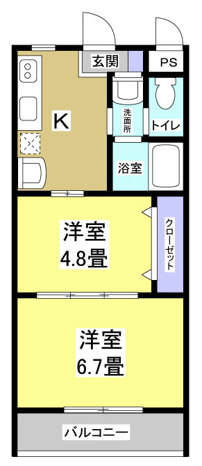 プロスパー水堀 間取り図