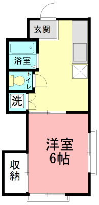 リフレコデラ湘南Ａ 102号室 間取り