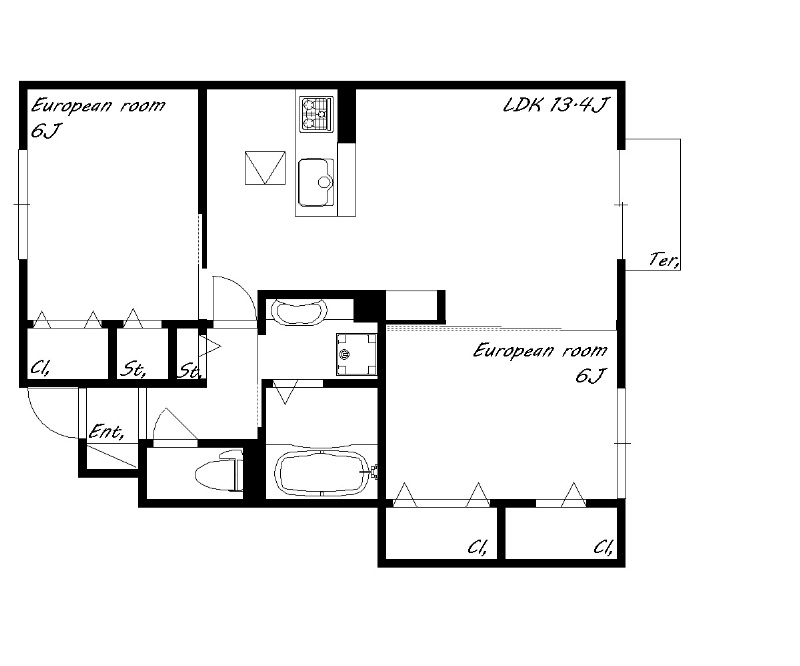 レスポワール 間取り図