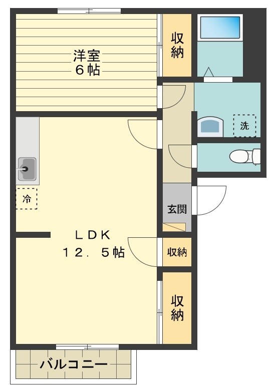 フレグランス穂高 間取り図