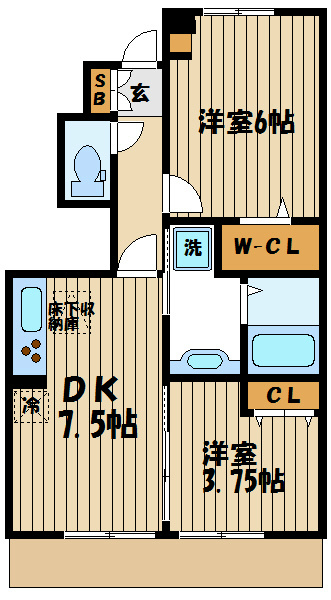 アヴェニール 間取り図