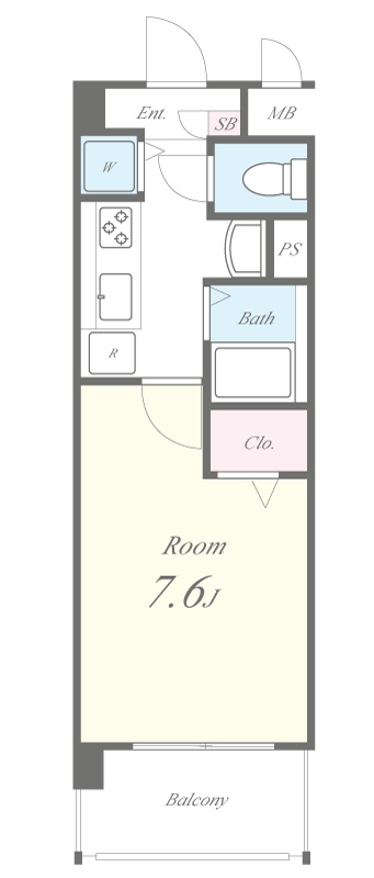 レイシャント鵠沼 間取り図
