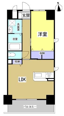 ホワイトアパートメント 間取り図