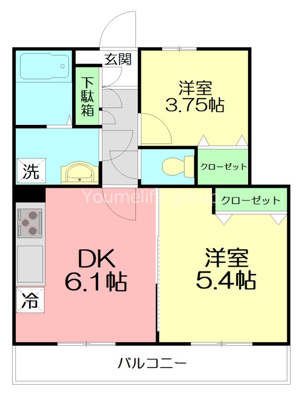 アークトゥルス戸塚 204号室 間取り