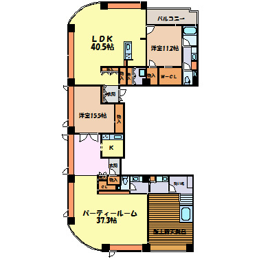 千種タワーヒルズ 間取り図