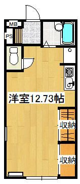 ビッグウエル 201号室 間取り