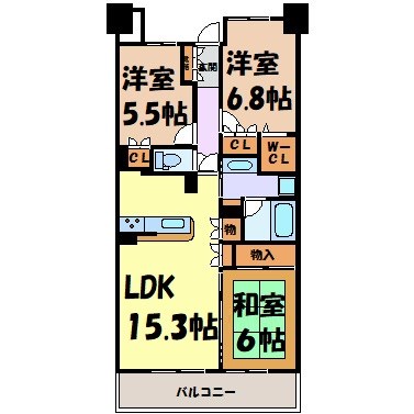 レジディア泉 間取り図