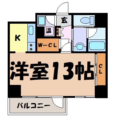 セントレイクセレブ徳川 間取り図