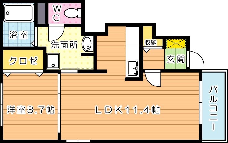 サニーカーサ竹末 間取り