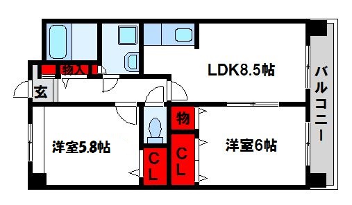 パークアベニュー自由ヶ丘  間取り