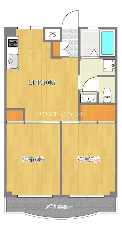アメニティビラ 108号室 間取り