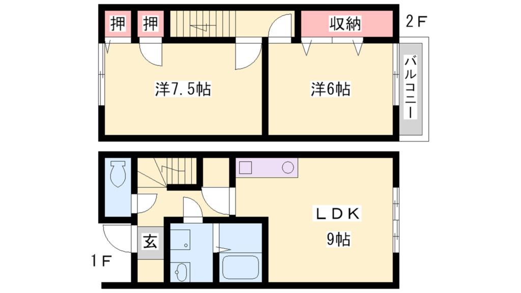 メゾンフロイデ三番館 間取り図