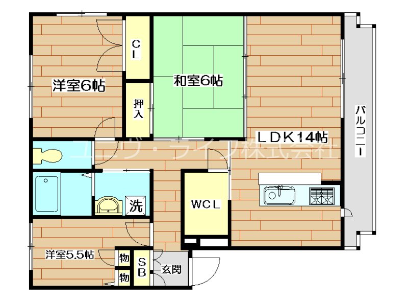 ボナールコートM 間取り