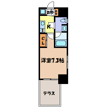 ライブコート泉 間取り図