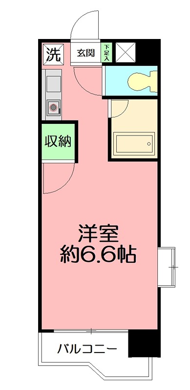 ロアールハイツ 0408号室 間取り