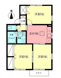 フォーレスト槙 101号室 間取り