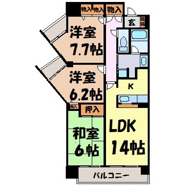 井清寿マンション 間取り図