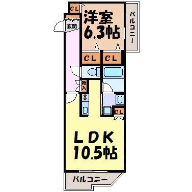 CASSIA車道 間取り