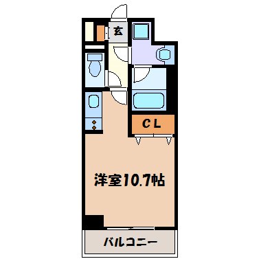 レジディア高岳 間取り図