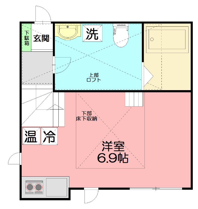 プリオーレ湘南アネックス 101号室 間取り
