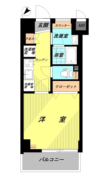 ｱﾏｳﾞｪﾙ墨田 間取り図