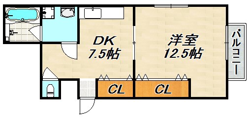 ゆたかハイツ 間取り図