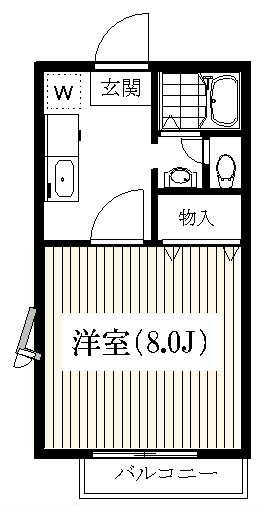 アステール桜丘 間取り図