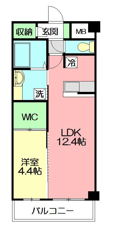 第7山洋ビル 303号室 間取り