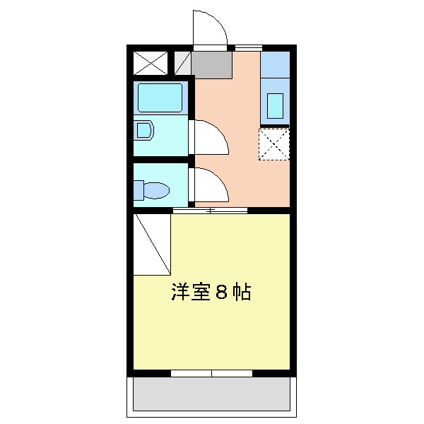 ハイツパピリオⅠ 間取り図