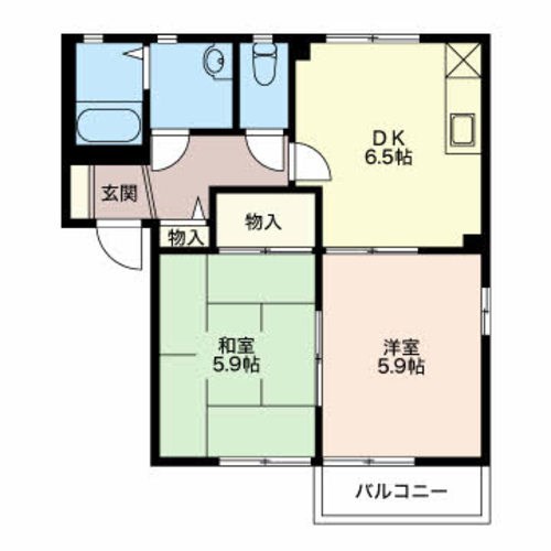 フォーレスしらかばC 間取り