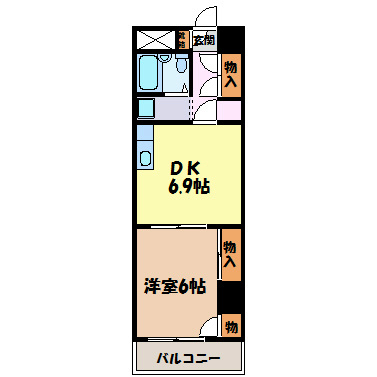 パークサイドメゾン伏見 間取り図