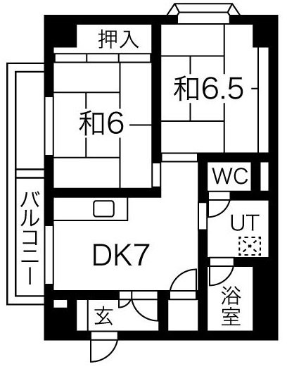コスモ星の子ハイツ 間取り