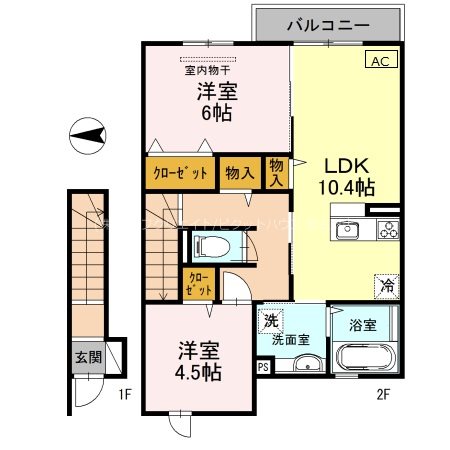 ソフィアコート伊保崎 間取り図